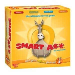 Smart Ass Board Game By University Games Ages 12+ ~LIKE NEW ~ box slightly damag